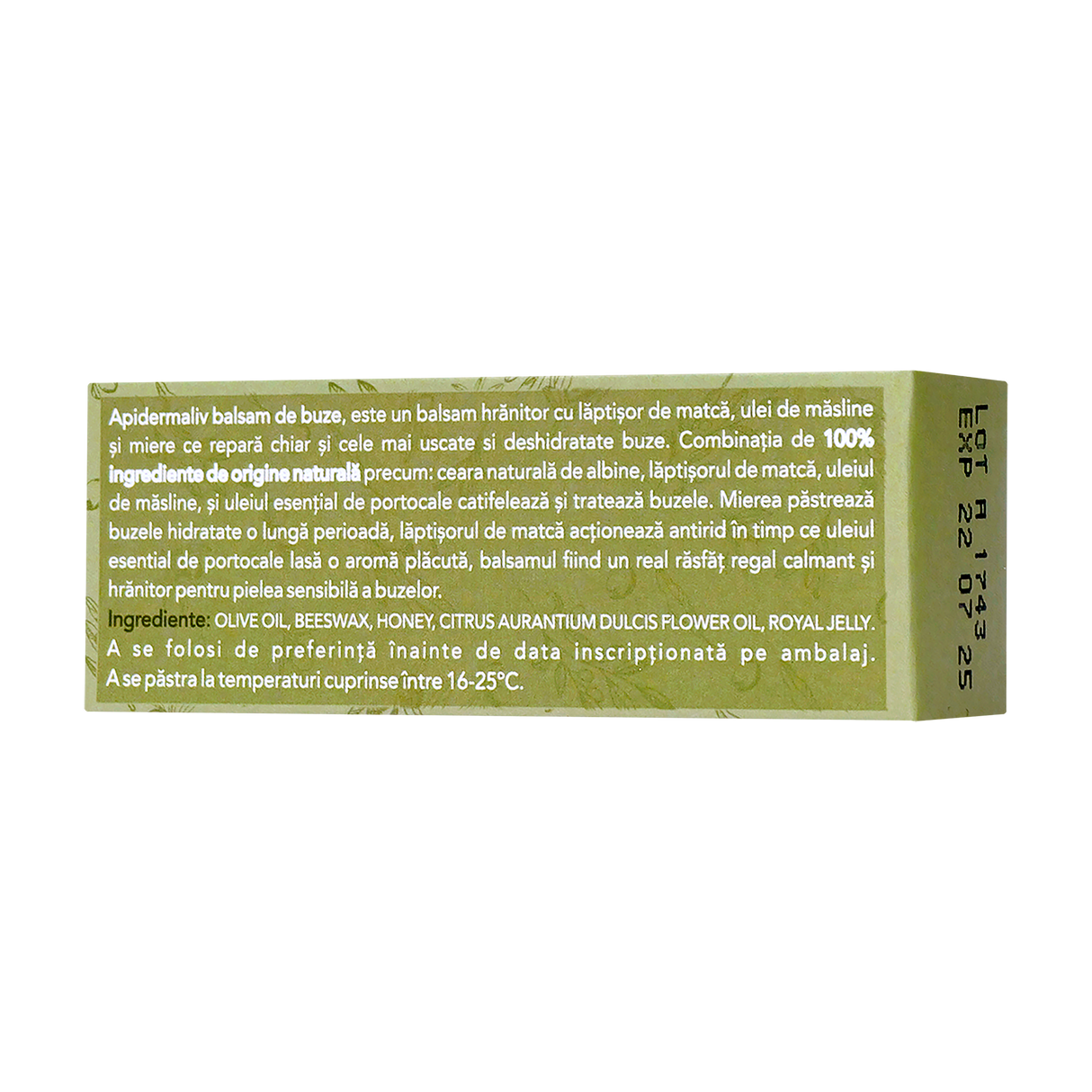 Apidermaliv balsam buze Complex Apicol 10 ml