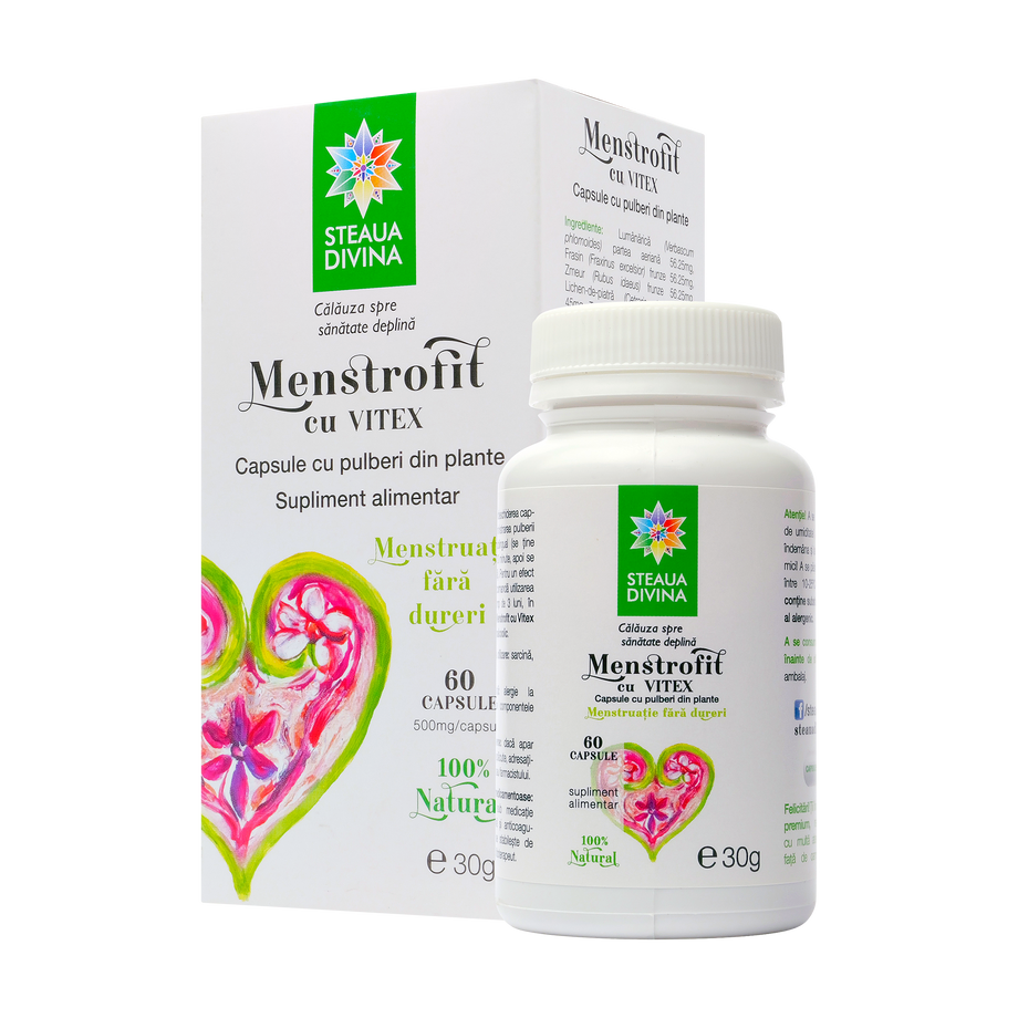 Menstrofit cu vitex 60 capsule