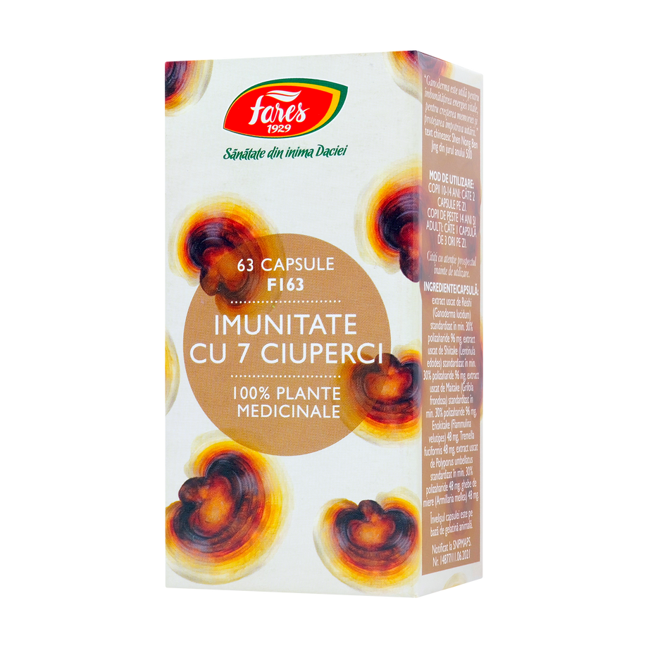 Imunitate cu 7 ciuperci 63 capsule