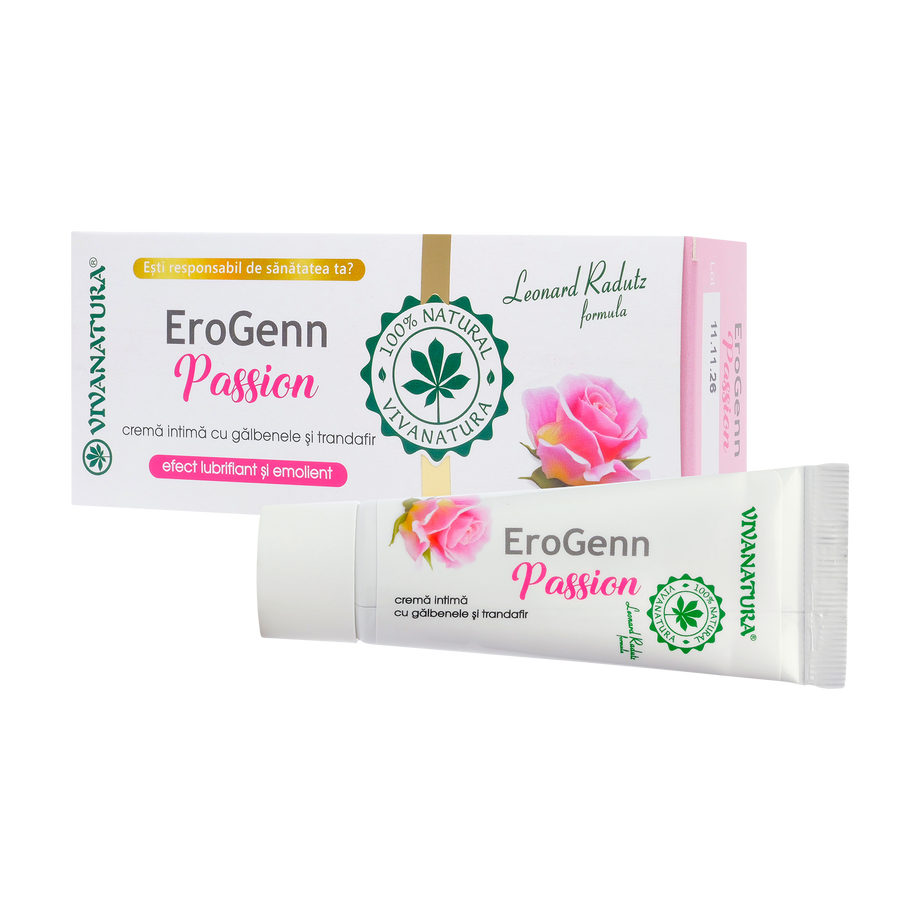 Crema intima galbenele si trandafir erogenn passion 20 ml