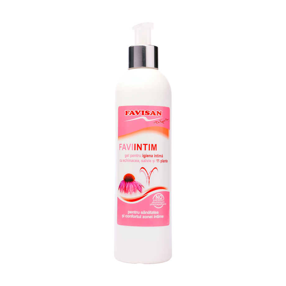 Gel igiena intima bio cu echinaceea si 11 plante Faviintim 250 ml