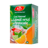 Ceai natural cu lamai verzi si portocale 20 plicuri