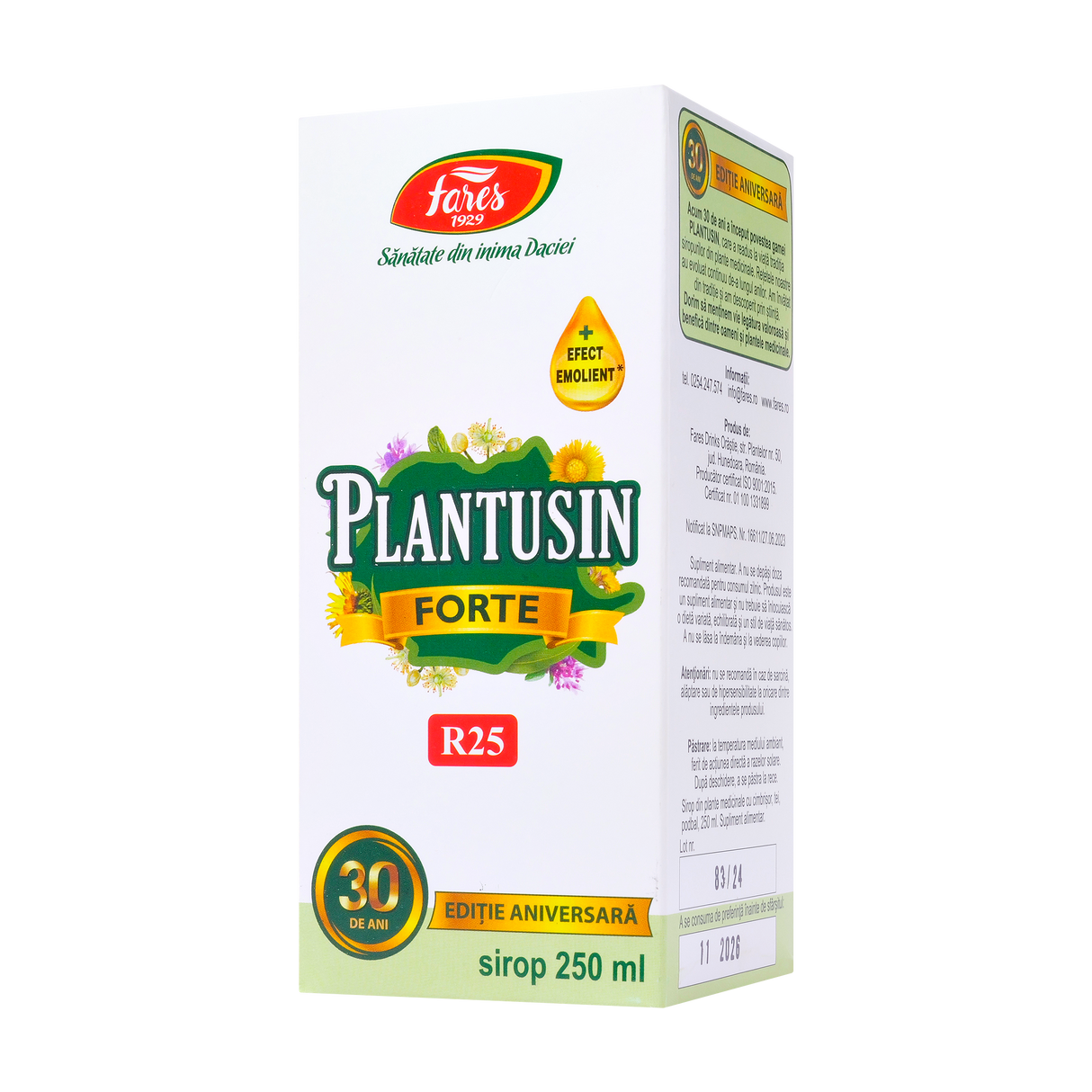Sirop plantusin forte 250 ml