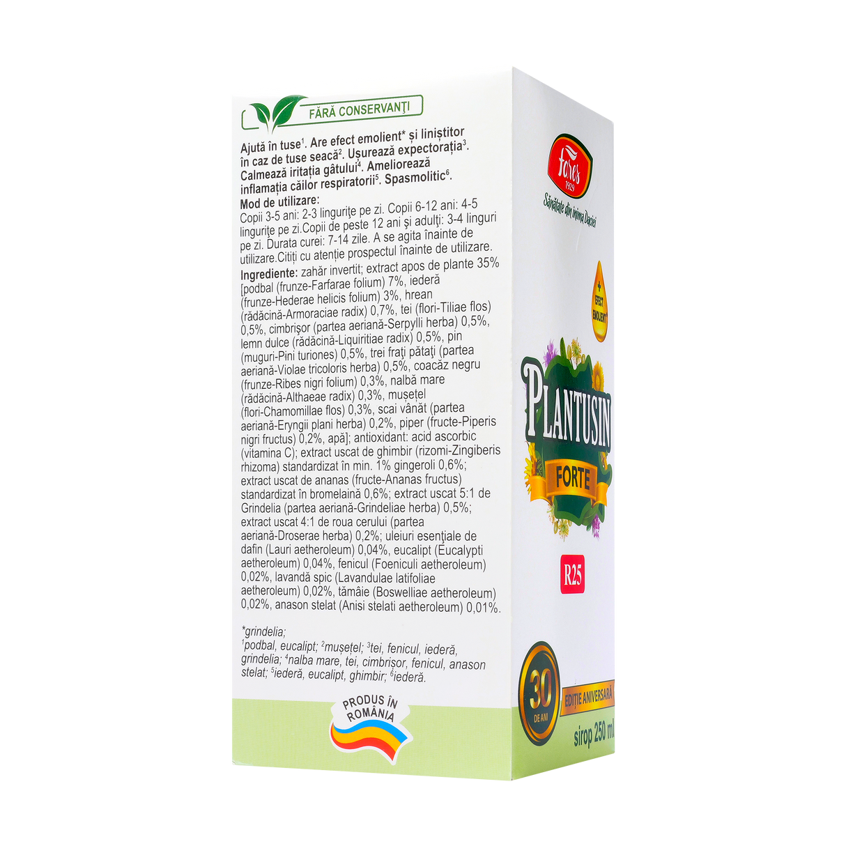 Sirop plantusin forte 250 ml