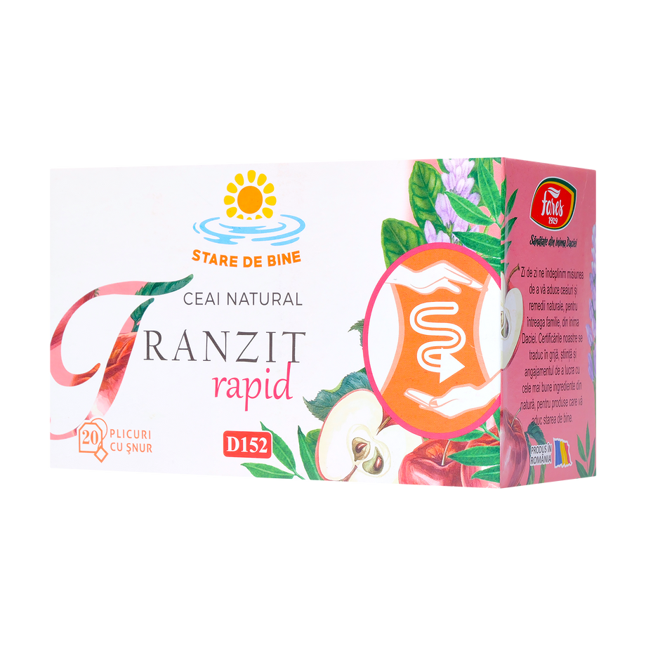 Ceai tranzit rapid laxativ 20 plicuri