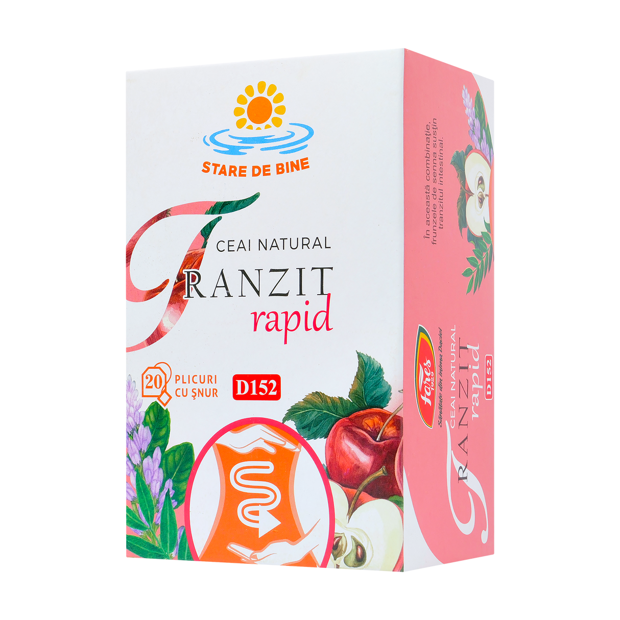 Ceai tranzit rapid laxativ 20 plicuri