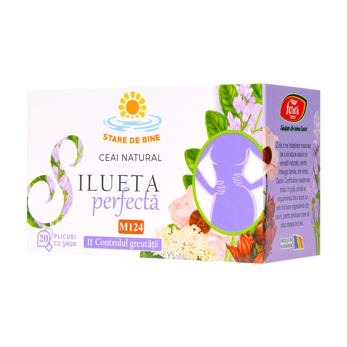 Ceai silueta perfecta 2 controlul greutatii 20 plicuri
