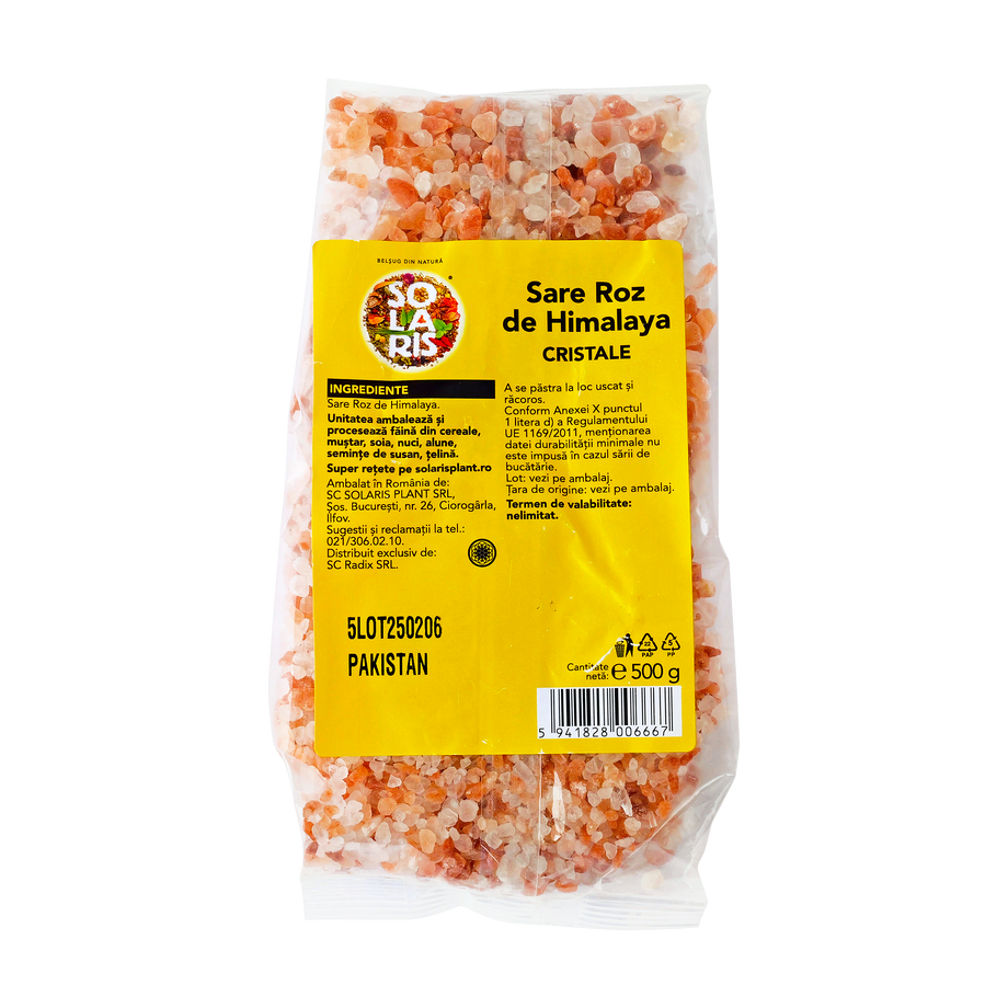 Sare roz de himalaya cristale 500 g
