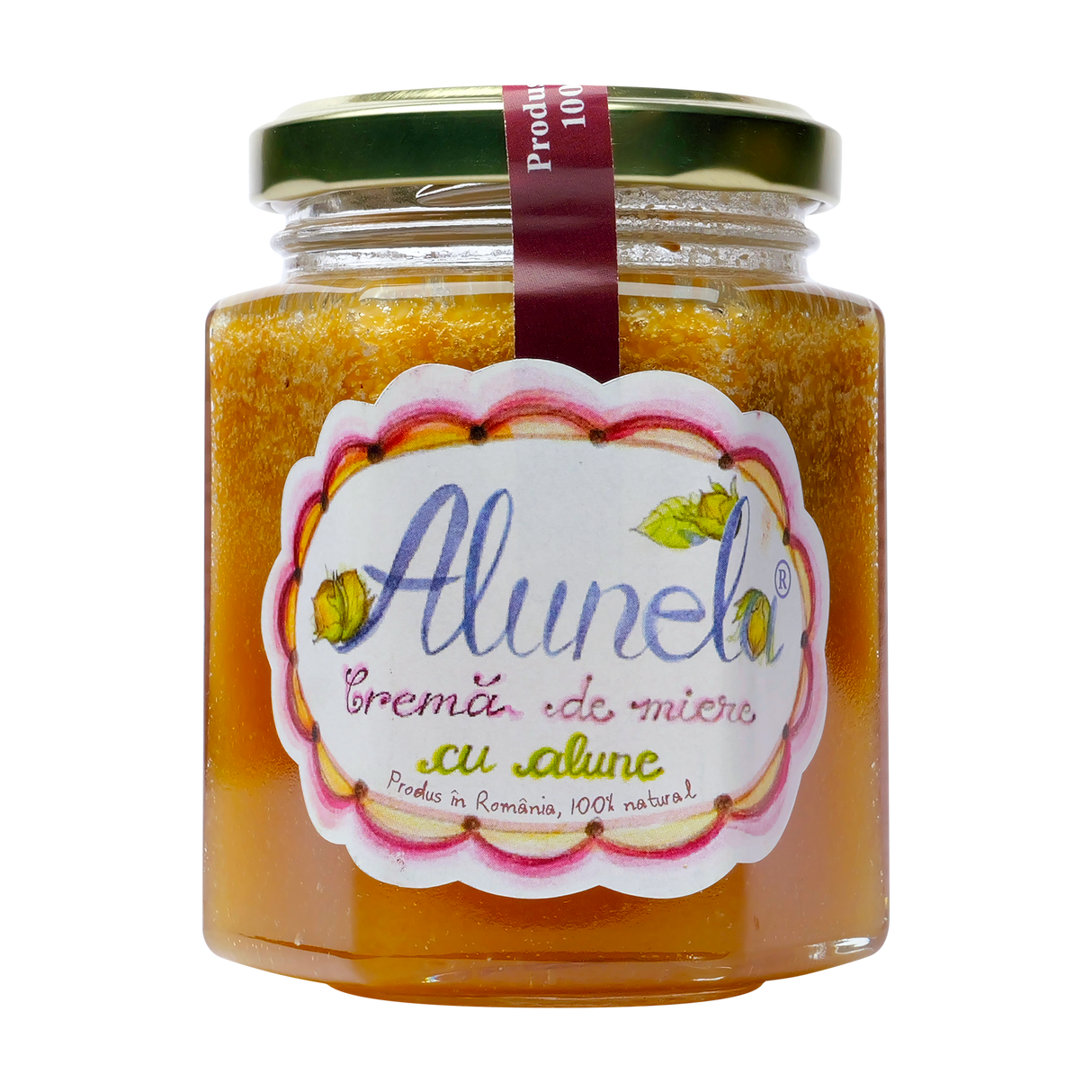 Alunela crema de miere cu alune 200 g