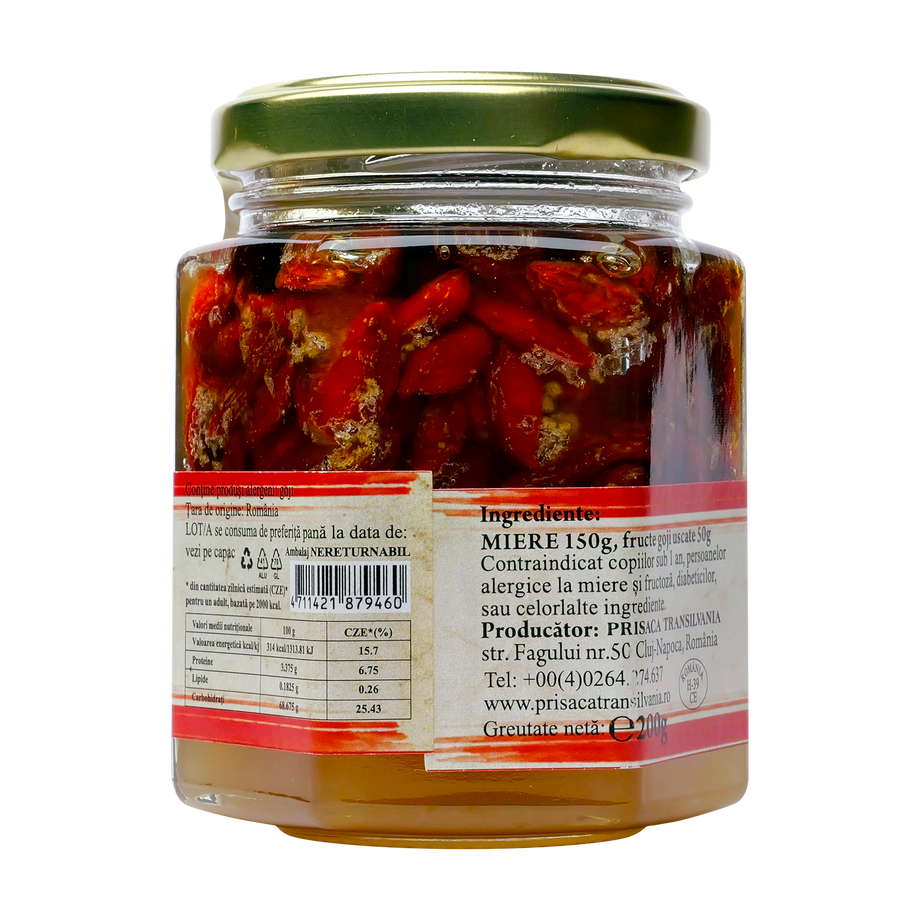Miere cu goji 200 g