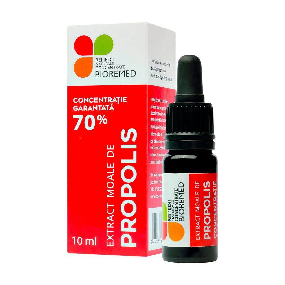 Extract moale de propolis 70% 10 ml
