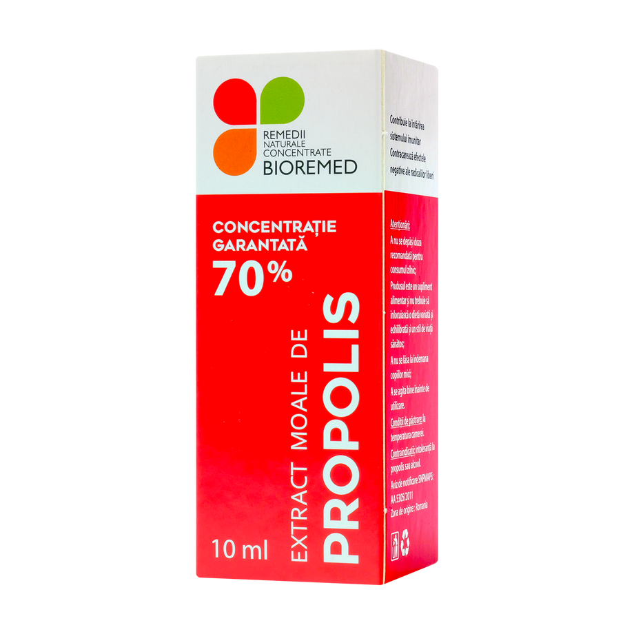 Extract moale de propolis 70% 10 ml
