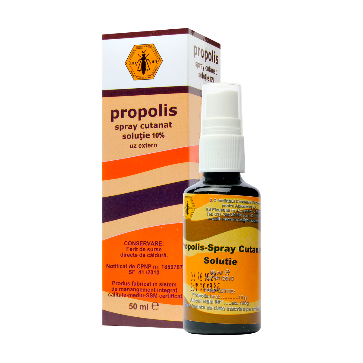 Spray propolis 50 ml Institutul Apicol