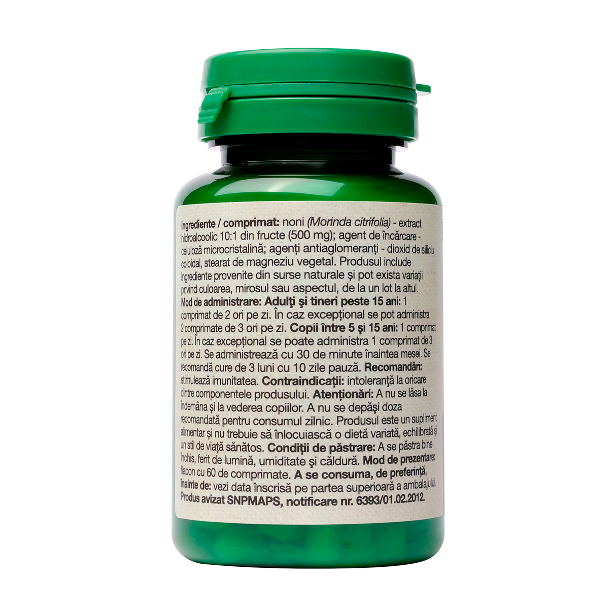 Noni 500mg 60 comprimate
