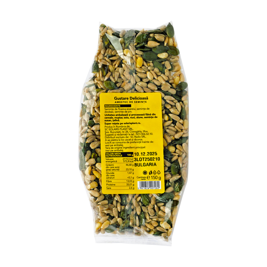 Amestec de seminte Gustare delicioasa 150 g