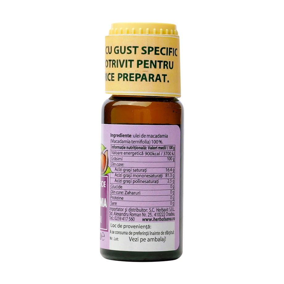 Ulei macadamia 10 ml