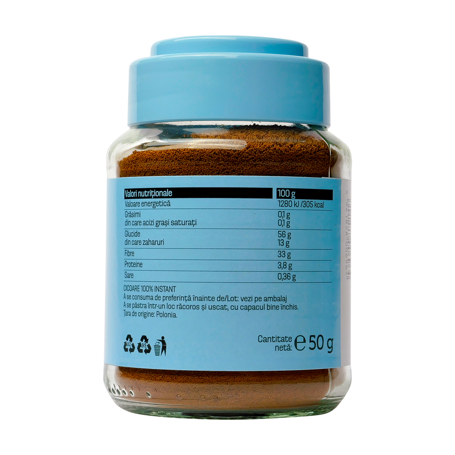 Cicoare 100% instant borcan 50 g