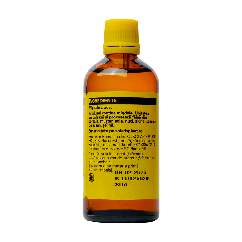 Ulei migdale dulci presat la rece 100 ml
