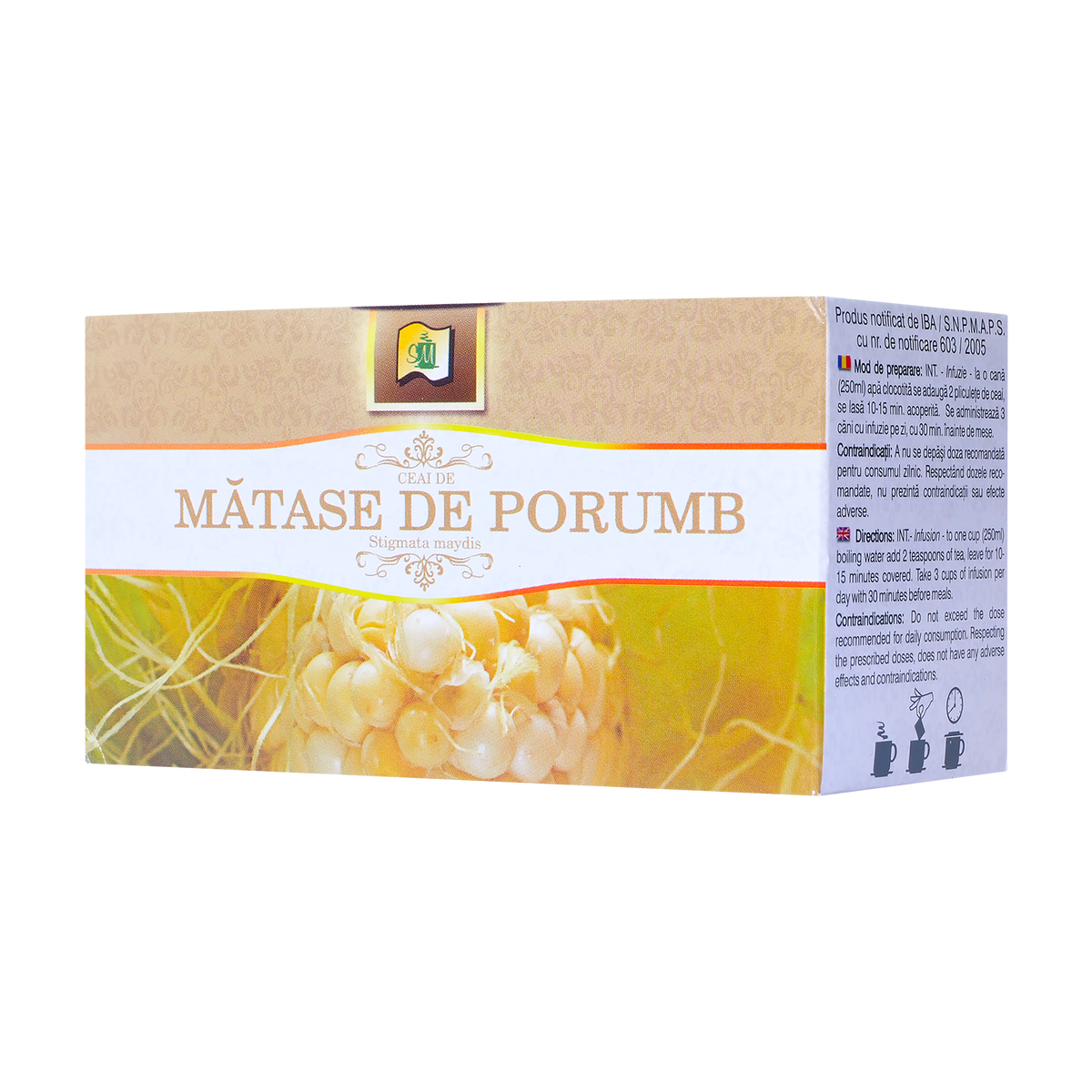 Ceai matase de porumb 20 plicuri