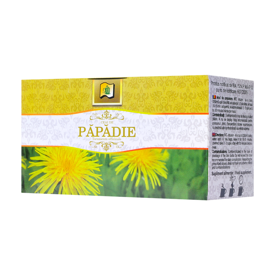 Ceai papadie frunze 20 plicuri