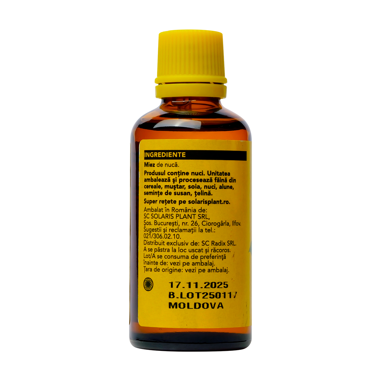 Ulei nuca presat la rece 50 ml
