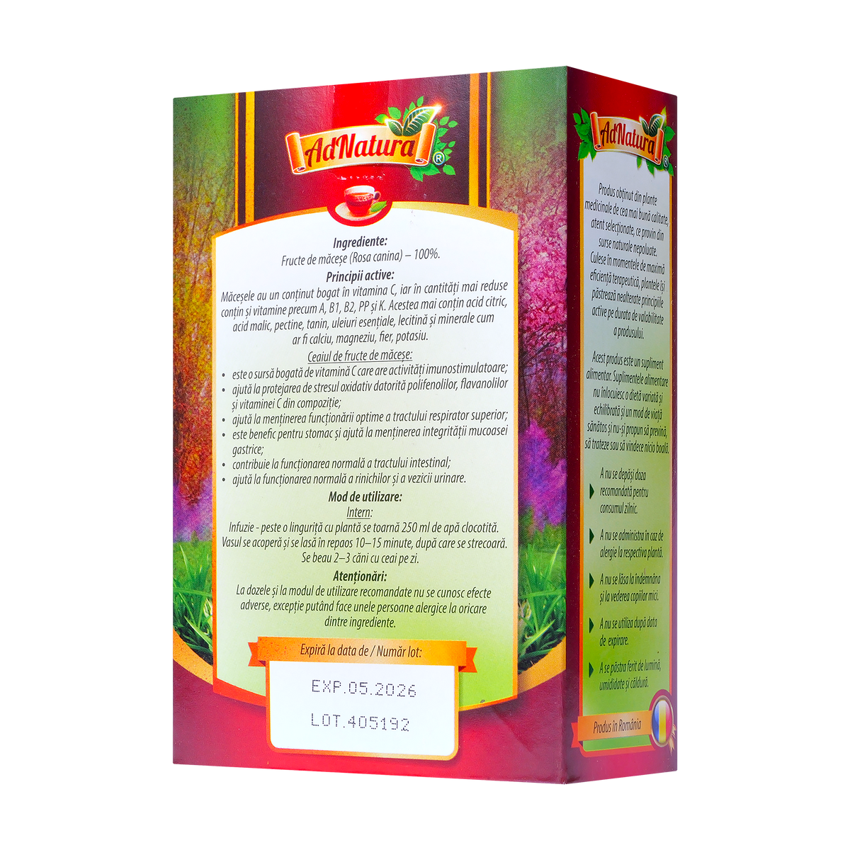 Ceai de Macese intregi 50 g