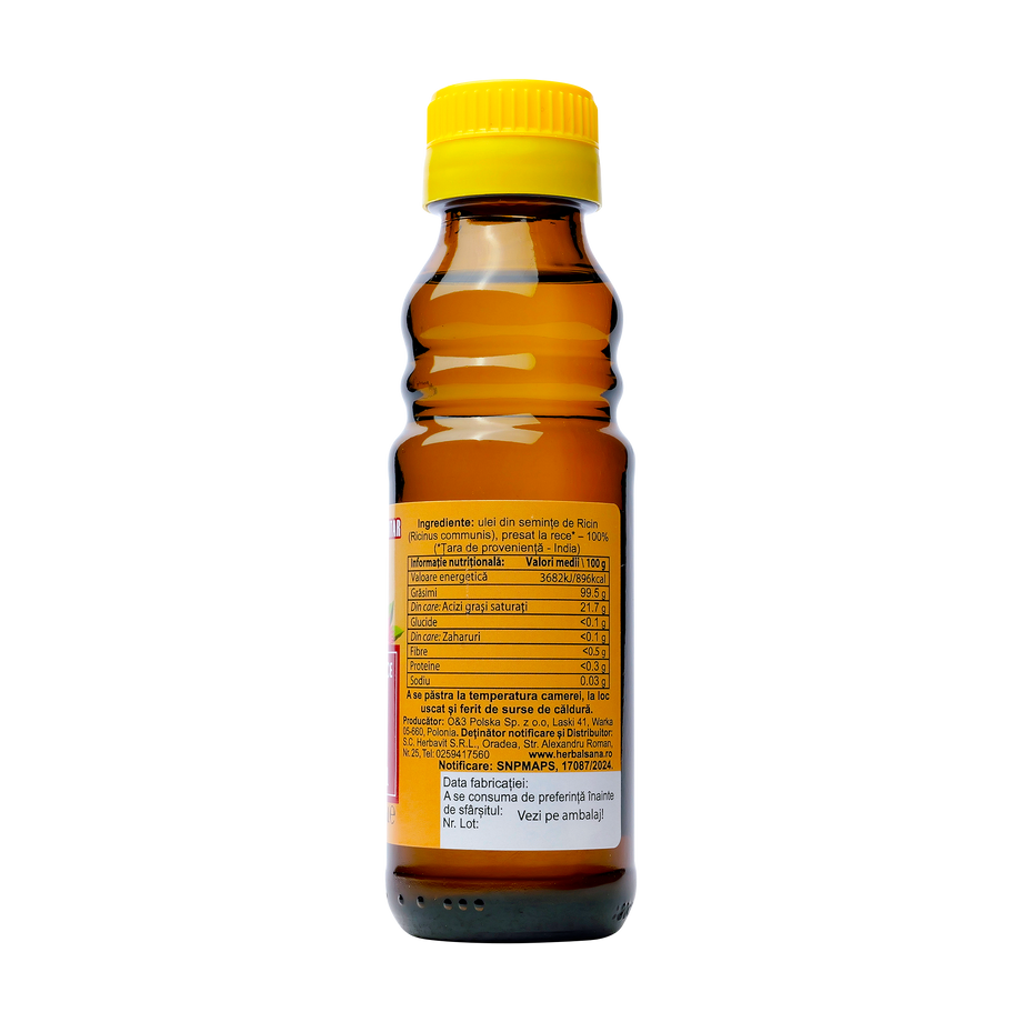 Ulei ricin 100 ml Herbavit