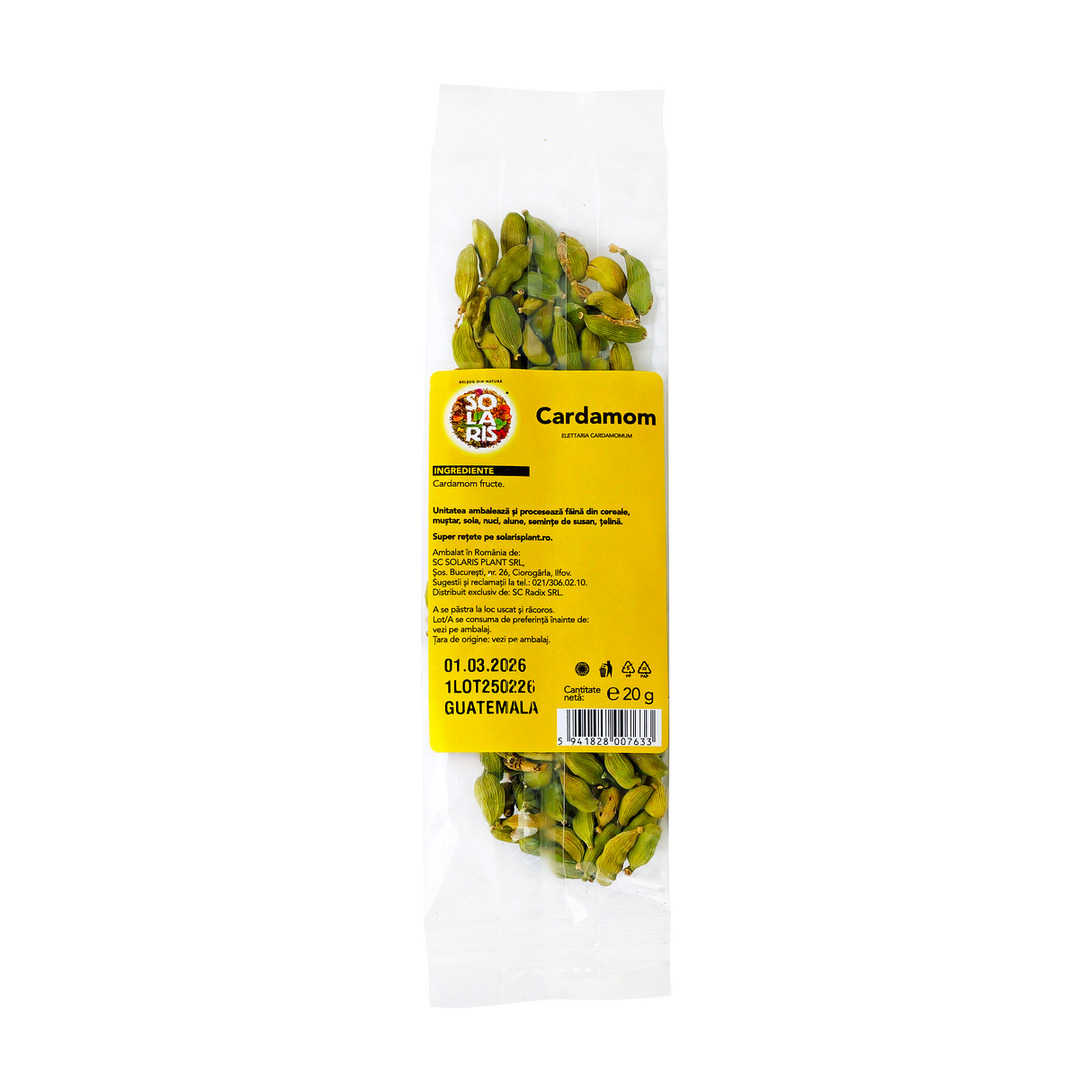 Cardamom intreg verde 20 g