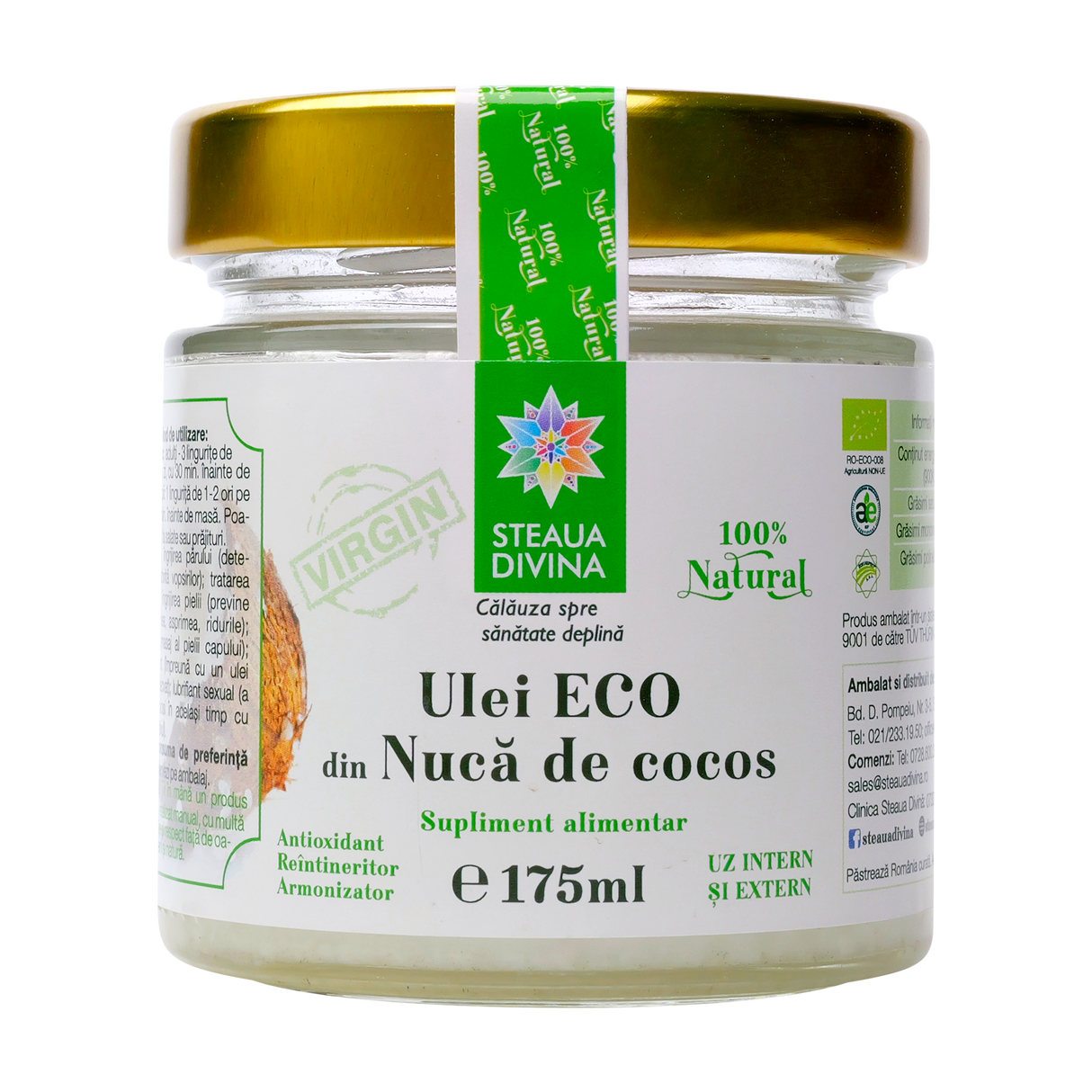 Ulei cocos 175 ml