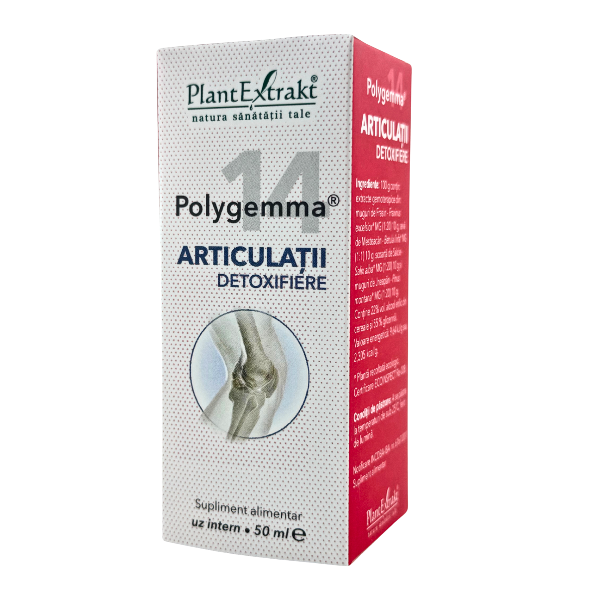 Polygemma 14 Articulatii - Detoxifiere 50 ml