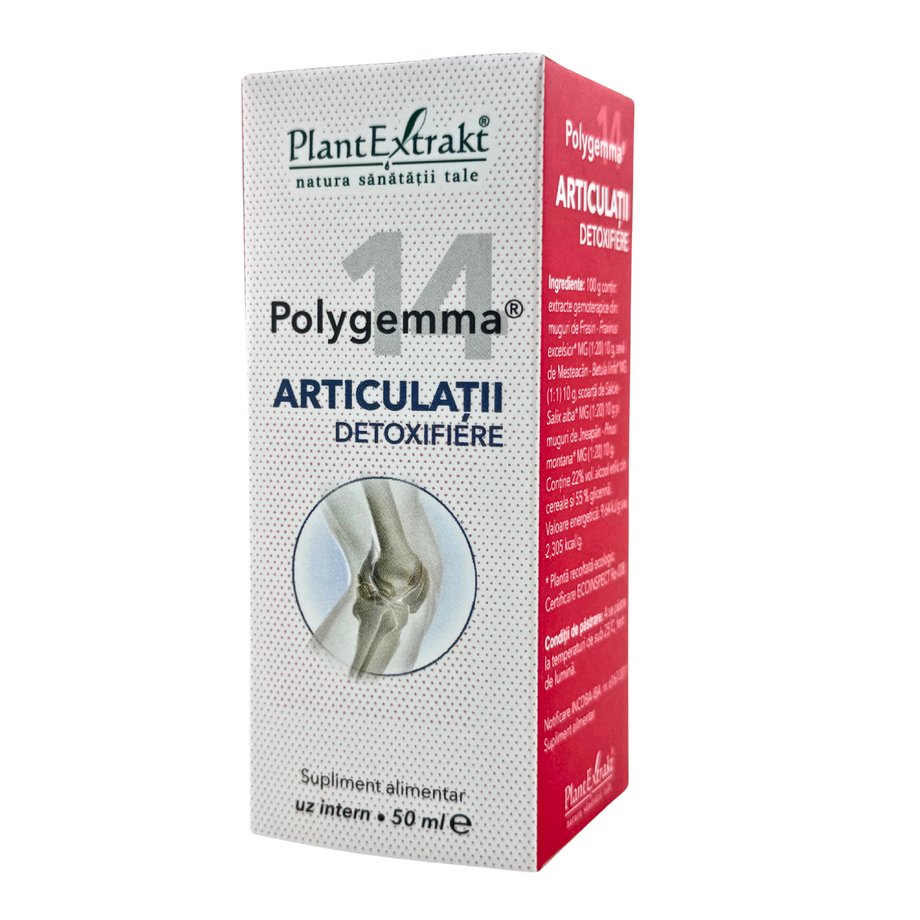 Polygemma 14 Articulatii - Detoxifiere 50 ml