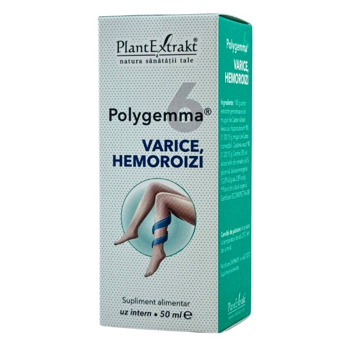 Polygemma 6 - Varice, Hemoroizi 50 ml