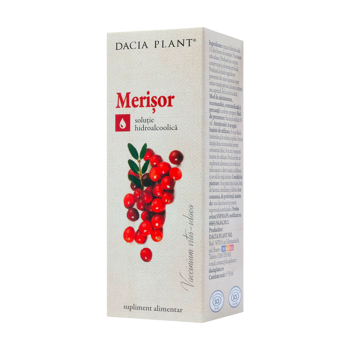 Tinctura merisor 50 ml