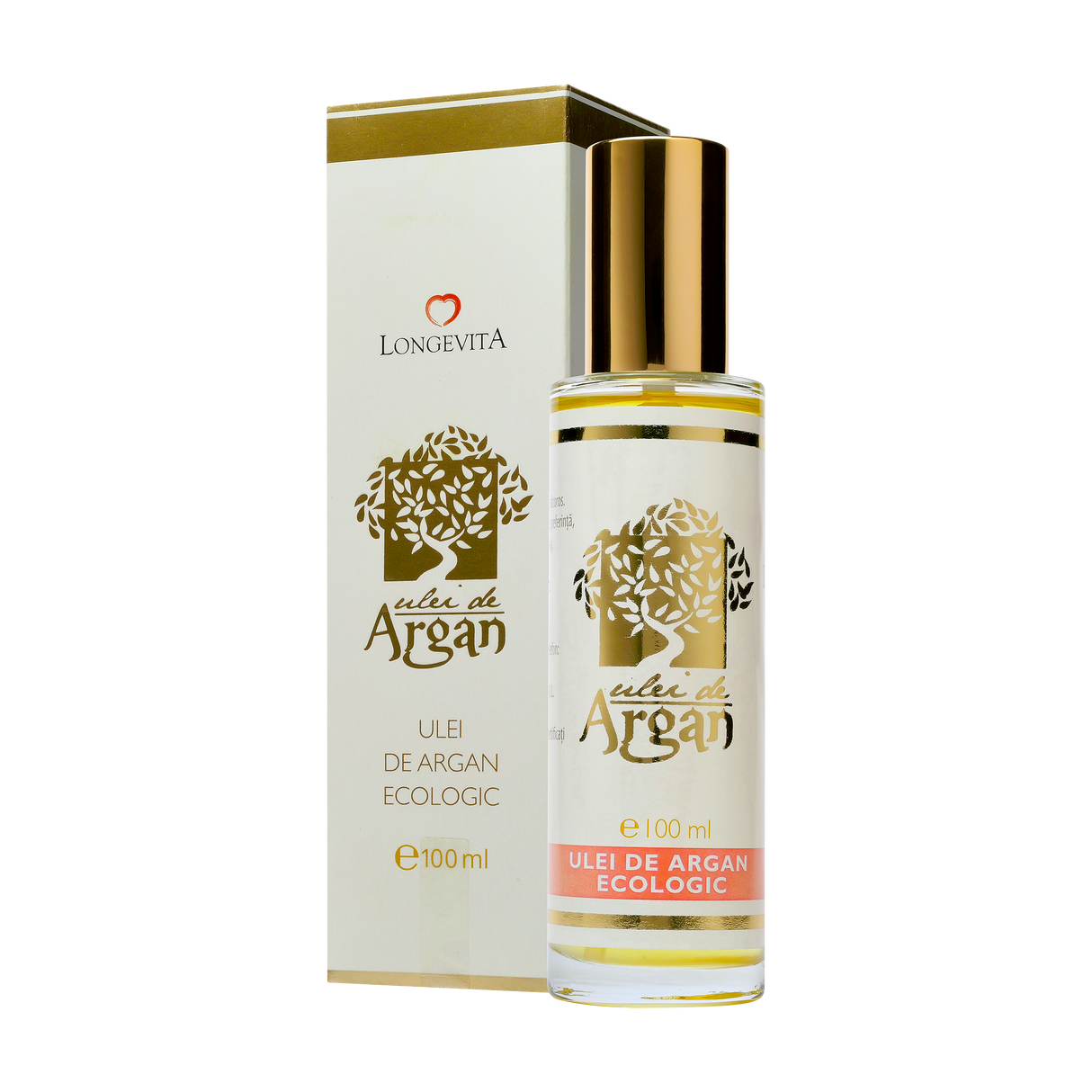 Ulei argan presat la rece eco 100ml Longevita