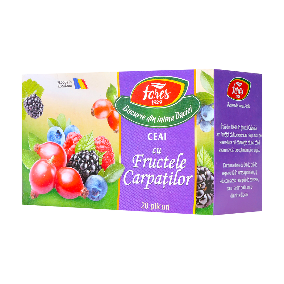 Ceai fructele carpatilor multifructe 20 plicuri