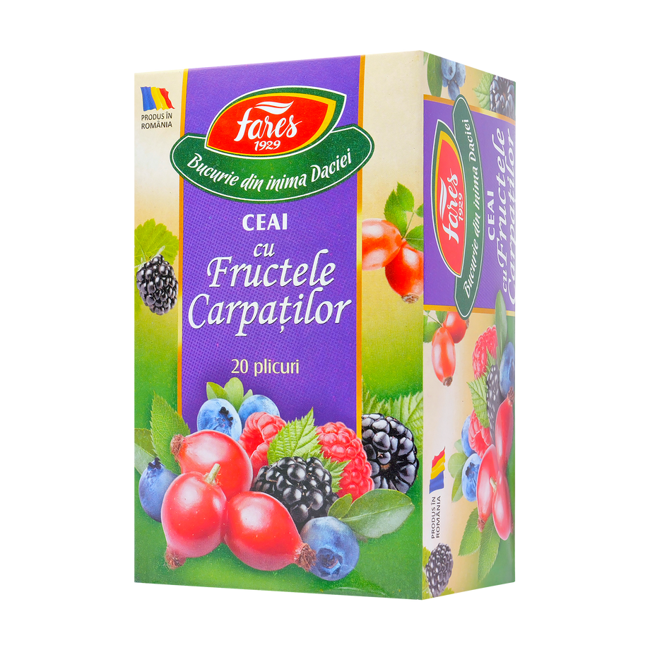 Ceai fructele carpatilor multifructe 20 plicuri