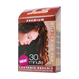 Vopsea de par Henna Sonia Premium Castaniu deschis 60 g