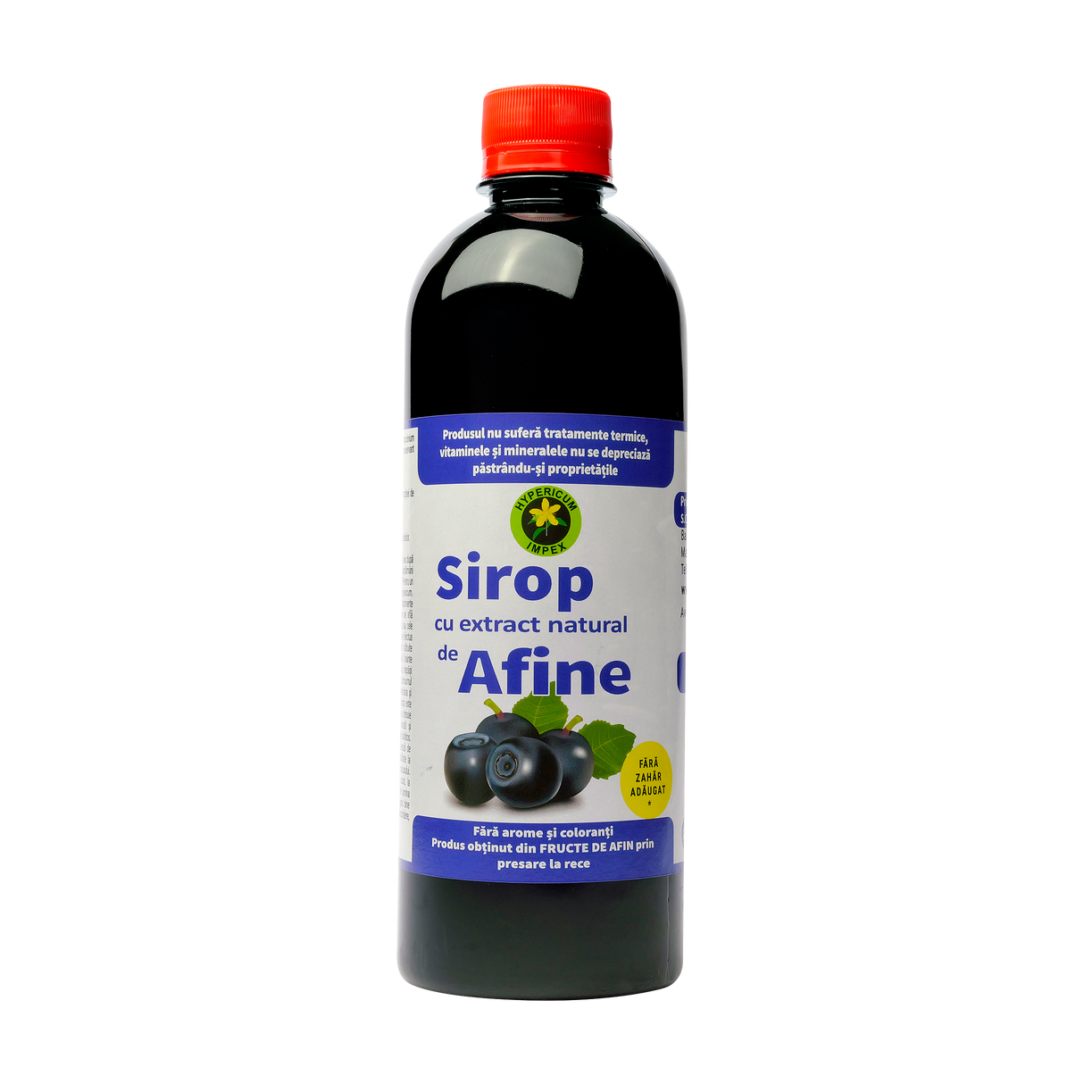 Sirop afin hipocaloric cu indulcitor natural stevie 250 ml