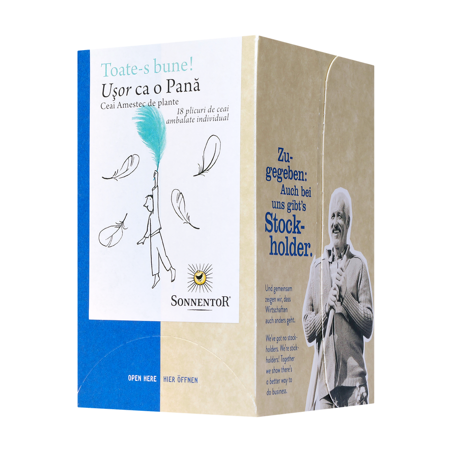 Ceai "toate-s bune!" usor ca o pana! 18 plicuri