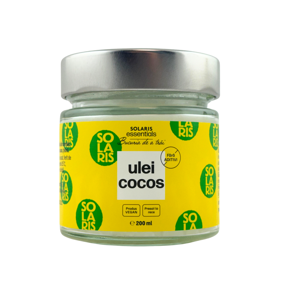 Ulei cocos presat la rece 200 ml