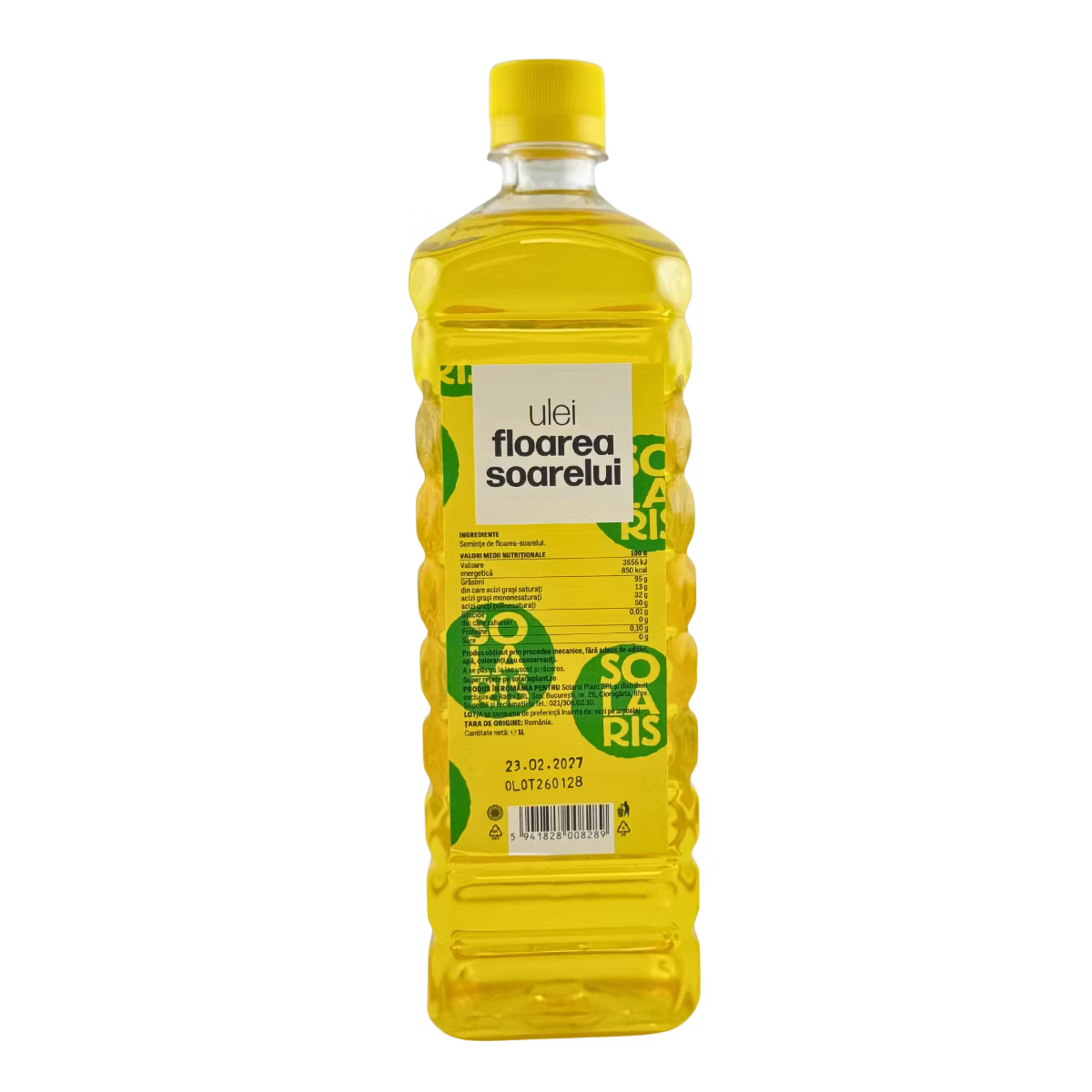 Ulei floarea soarelui presat la rece 1 l