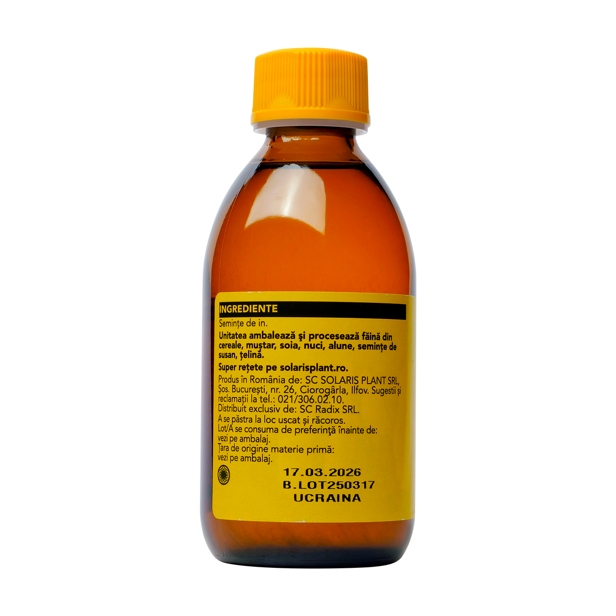 Ulei seminte in presat la rece 200 ml