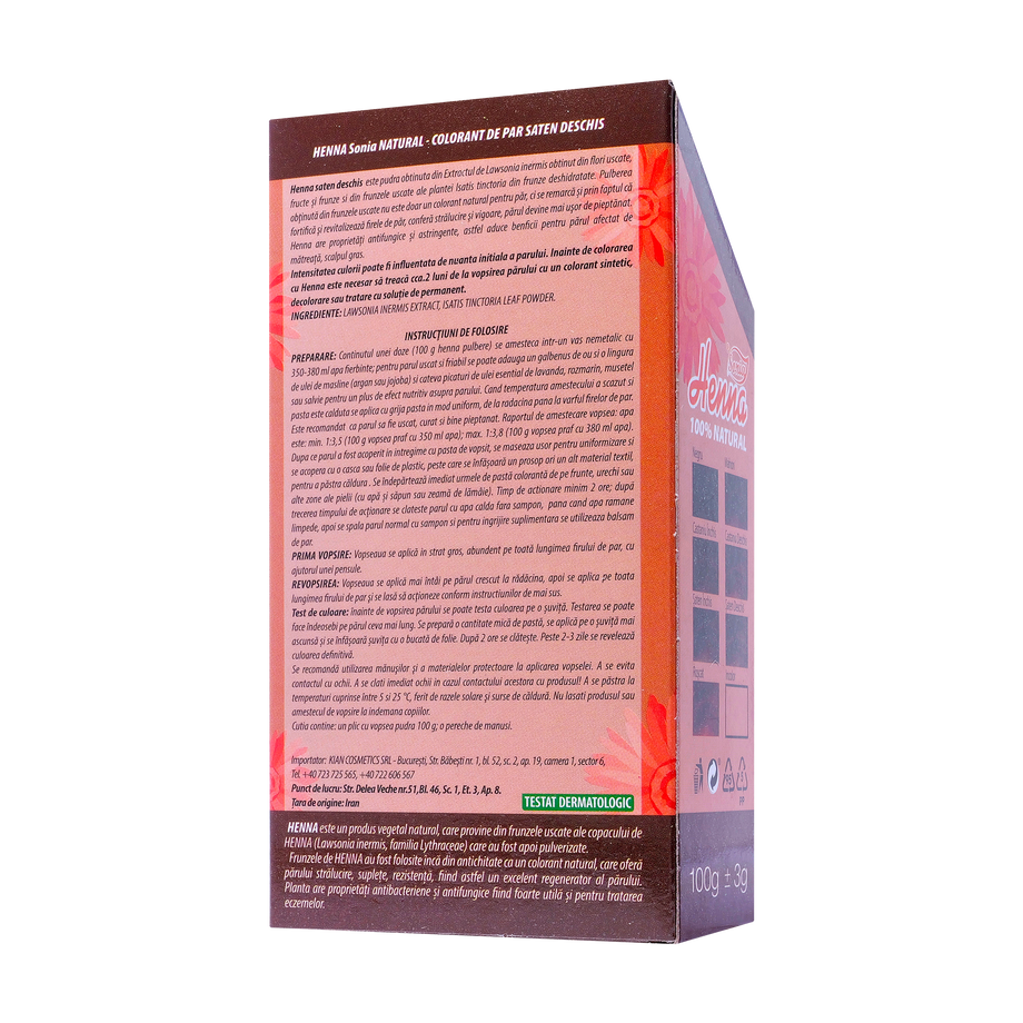 Vopsea par henna saten deschis 100 g