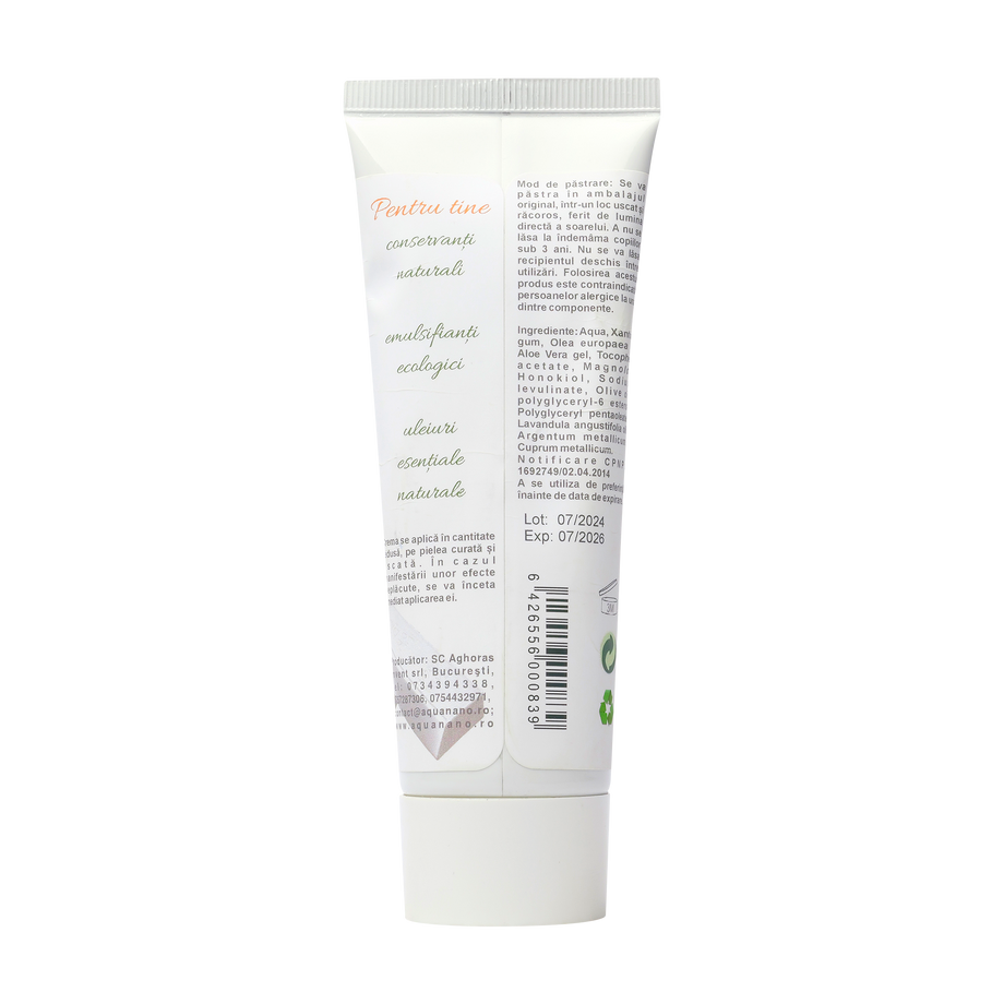 Crema antibacteriana argifin cu argint si cupru coloidal 75 ml