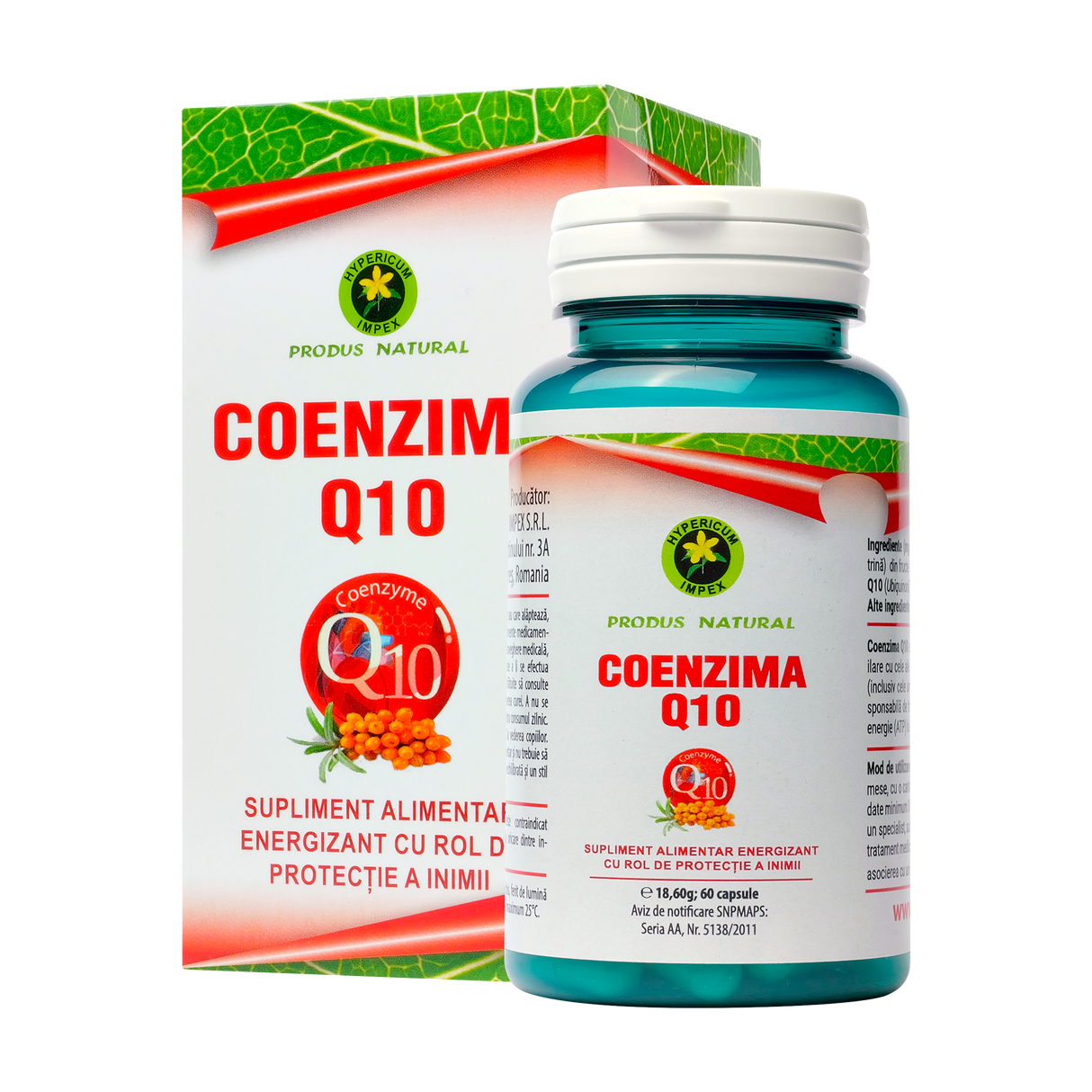 Coenzima Q10 100mg 60 capsule