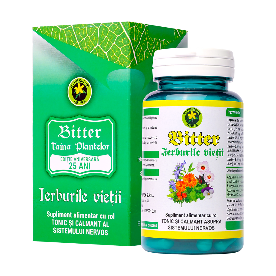 Bitter ierburile vietii 60 capsule