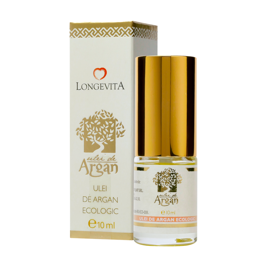 Ulei argan presat la rece eco 10ml Longevita