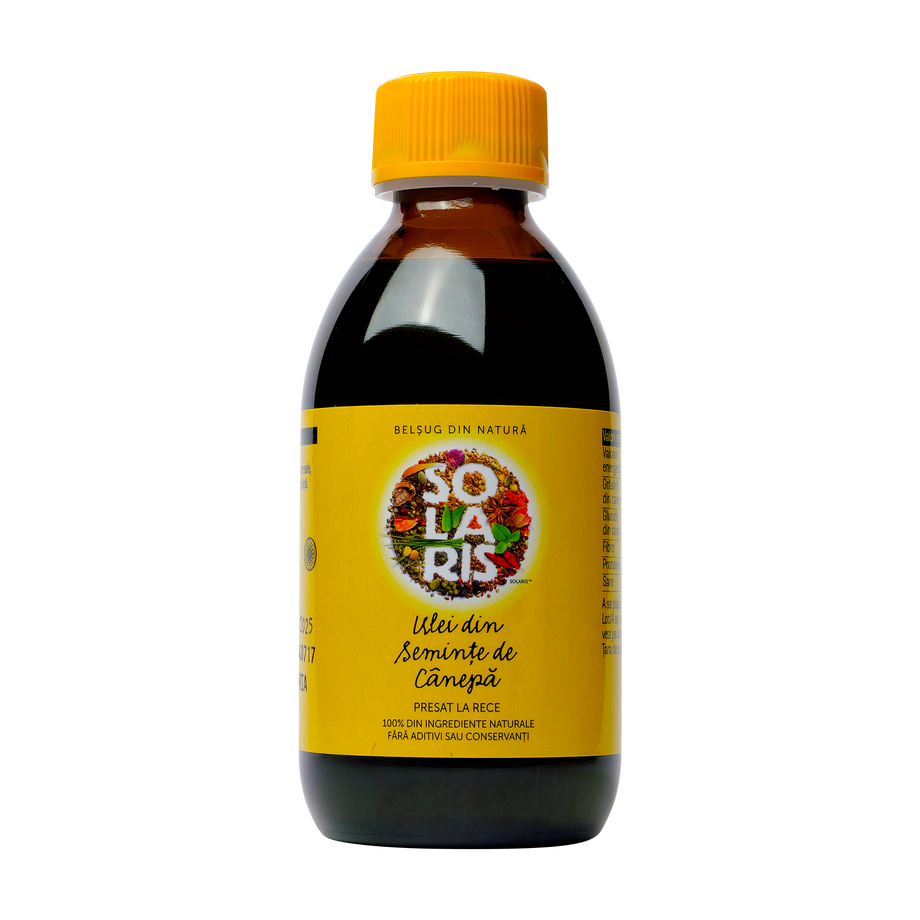 Ulei seminte canepa presat la rece 200 ml