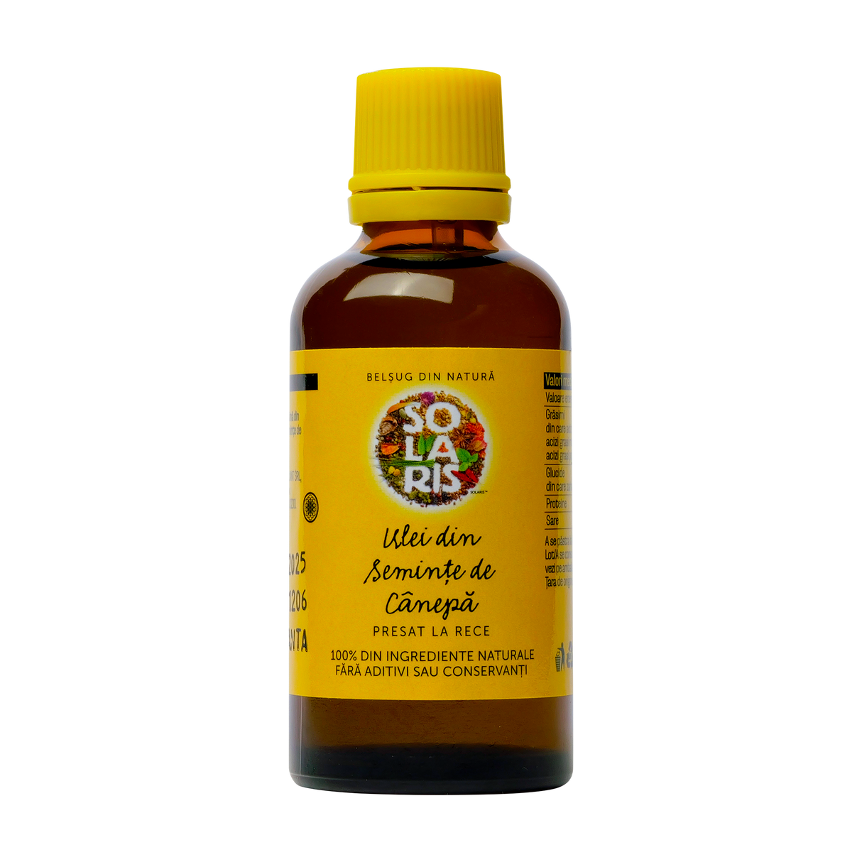 Ulei seminte canepa presat la rece 50 ml