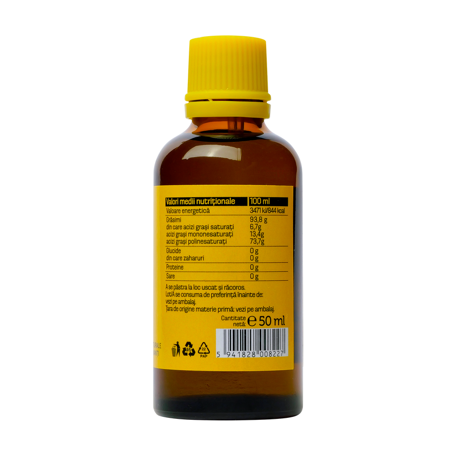 Ulei seminte canepa presat la rece 50 ml